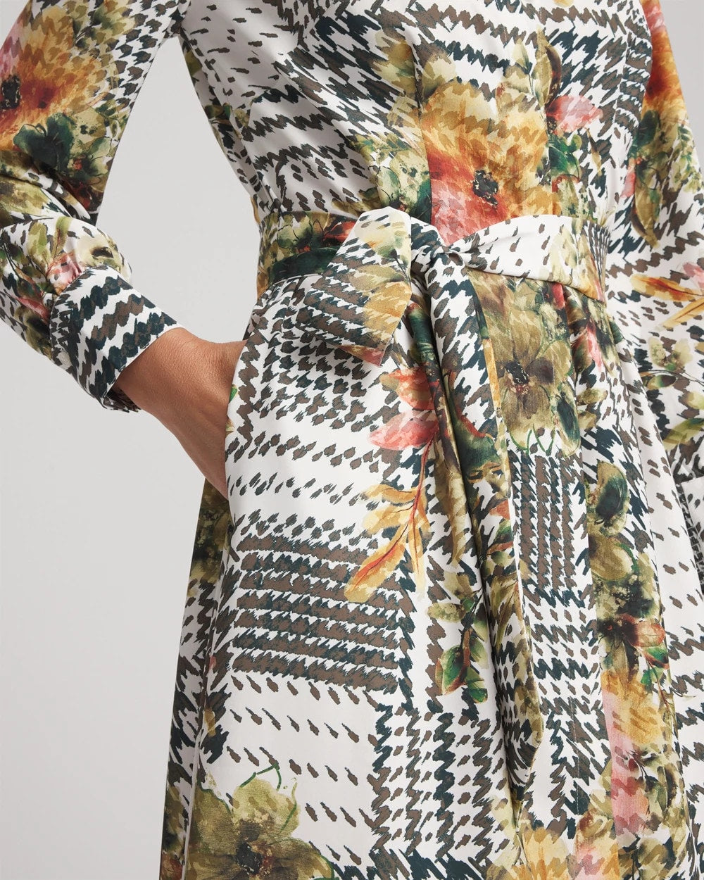 Artisanal Floral Print  Maxi Shirtdress - Chico's