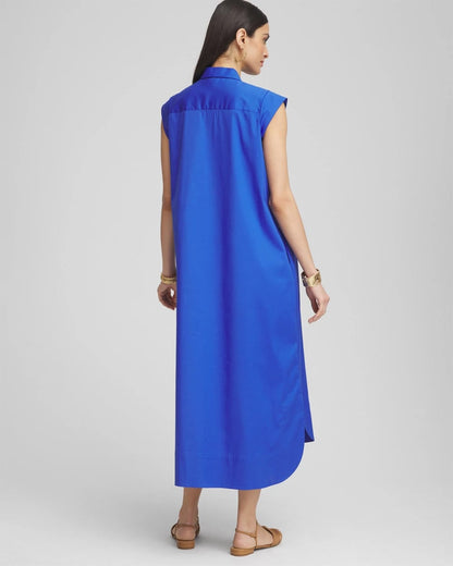 Popover Poplin Maxi Dress - Chico's