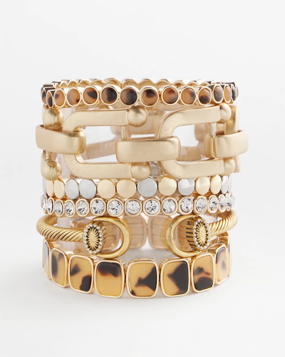 Equestrian Horsebit Goldtone Cuff Bracelet - Chico's