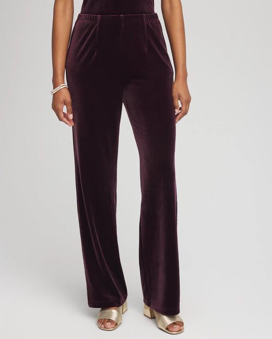 Petite Travelers™ Velvet No Tummy Pants - Chico's