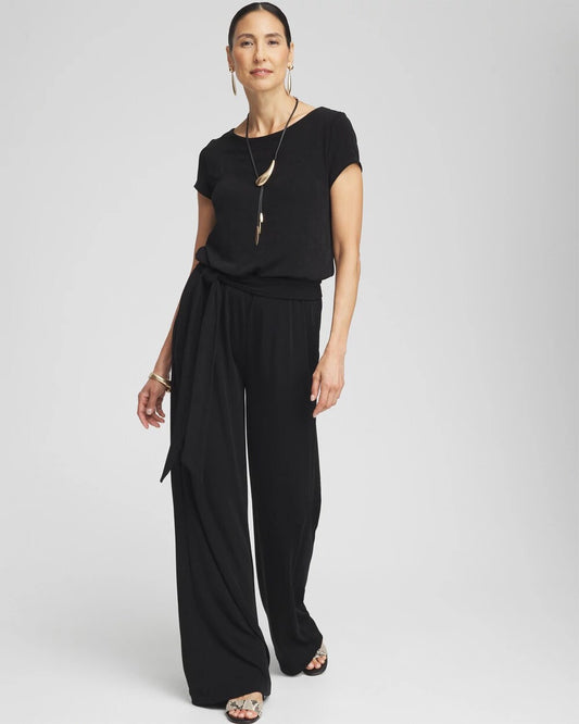 Petite Travelers™ Cap Sleeve Jumpsuit - Chico's