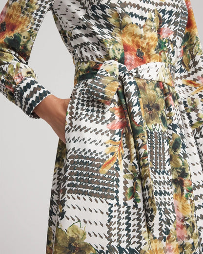 Petite Artisanal Floral Print Maxi Shirtdress - Chico's