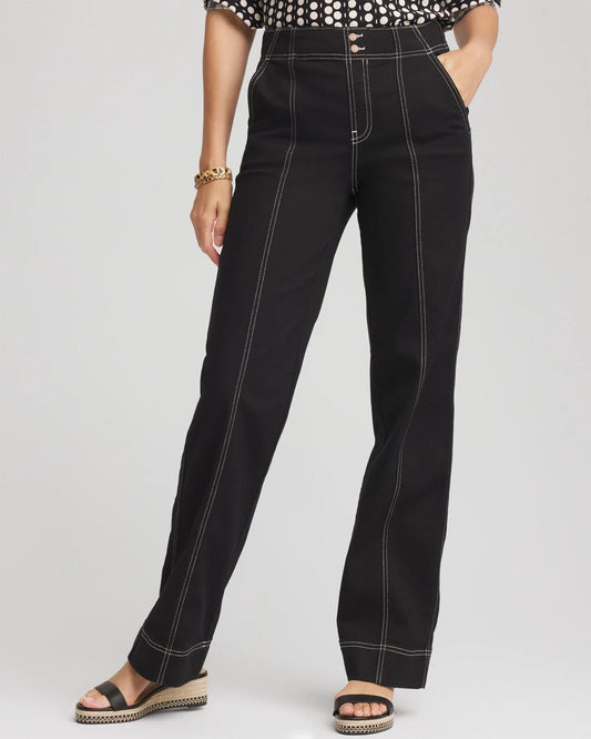 Petite Pull-On Wide-Leg Jeans - Chico's
